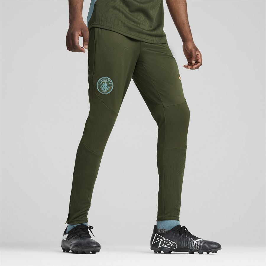 Manchester City Training Trousers - Green/Blue - Men's-SoccerKits Hub | Buy Soccer Jerseys Online